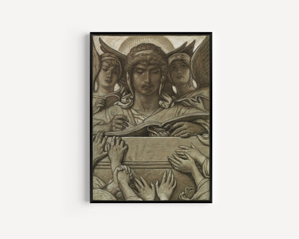 Elihu Vedder — Rubáiyát of Omar Khayyám: The Recording Angel | Illustration Art Print