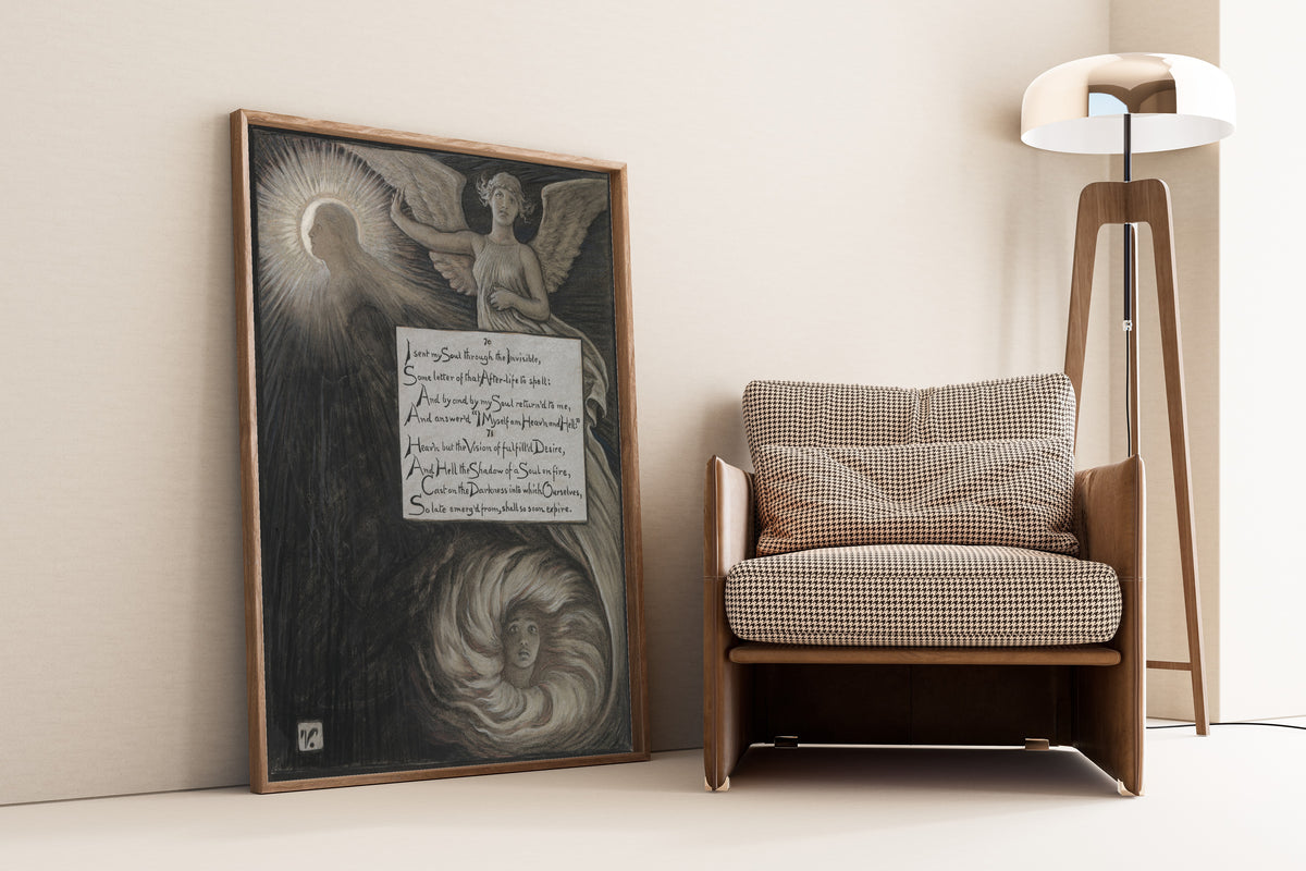 Elihu Vedder — Rubáiyát of Omar Khayyám: The Soul’s Answer | Illustration Art Print