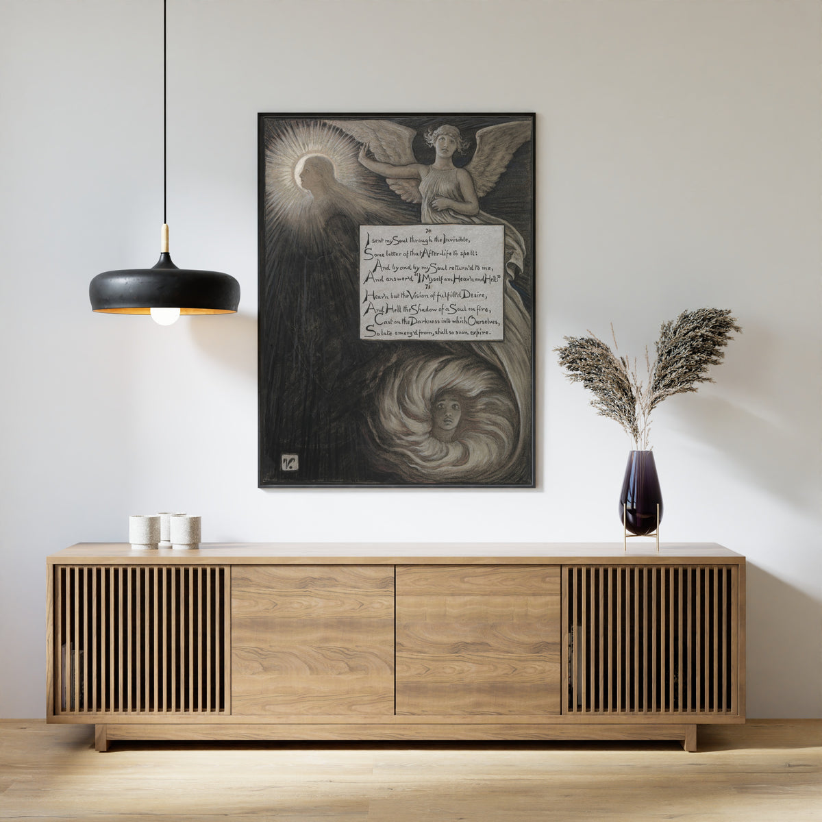Elihu Vedder — Rubáiyát of Omar Khayyám: The Soul’s Answer | Illustration Art Print