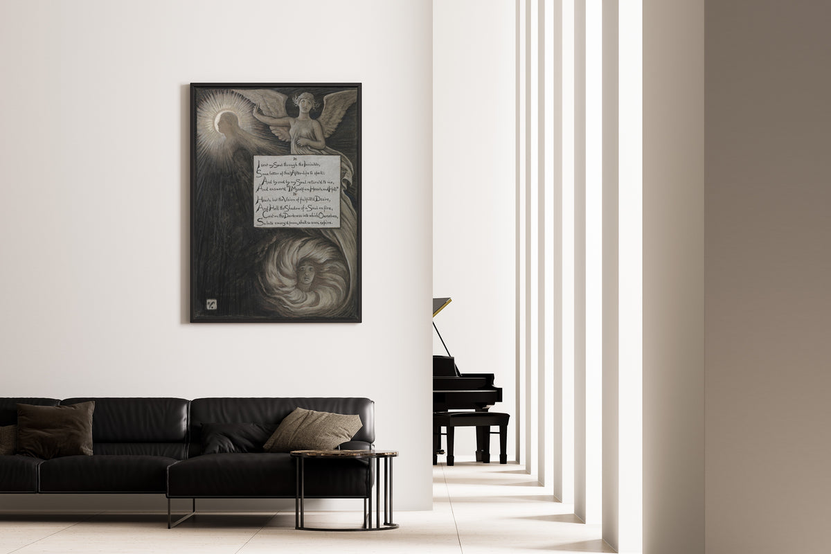 Elihu Vedder — Rubáiyát of Omar Khayyám: The Soul’s Answer | Illustration Art Print