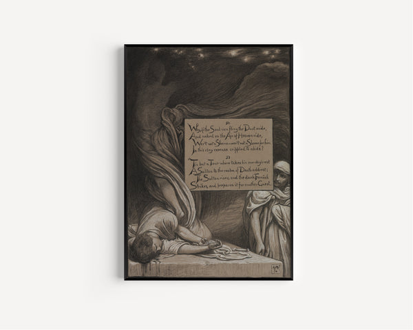 Elihu Vedder — Rubáiyát of Omar Khayyám: The Suicide | Illustration Art Print