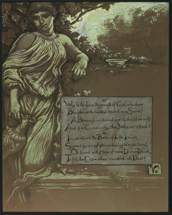 Elihu Vedder — Rubáiyát of Omar Khayyám: The Vine | Illustration Art Print