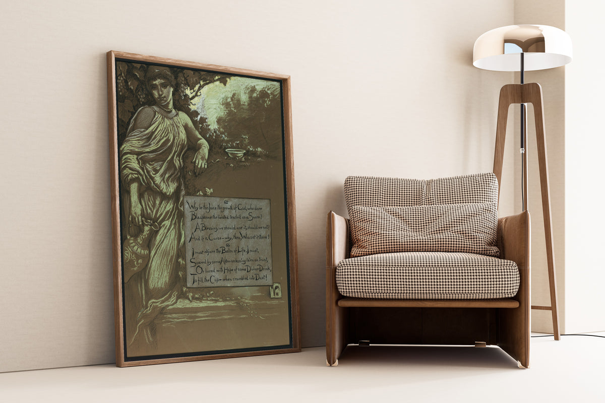 Elihu Vedder — Rubáiyát of Omar Khayyám: The Vine | Illustration Art Print