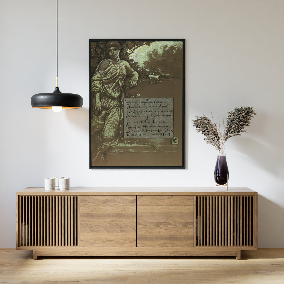 Elihu Vedder — Rubáiyát of Omar Khayyám: The Vine | Illustration Art Print