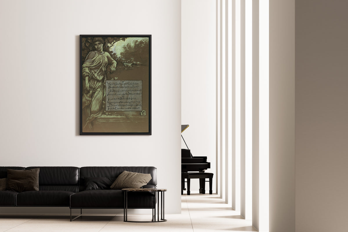 Elihu Vedder — Rubáiyát of Omar Khayyám: The Vine | Illustration Art Print