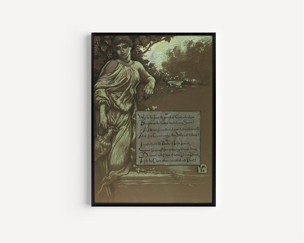 Elihu Vedder — Rubáiyát of Omar Khayyám: The Vine | Illustration Art Print