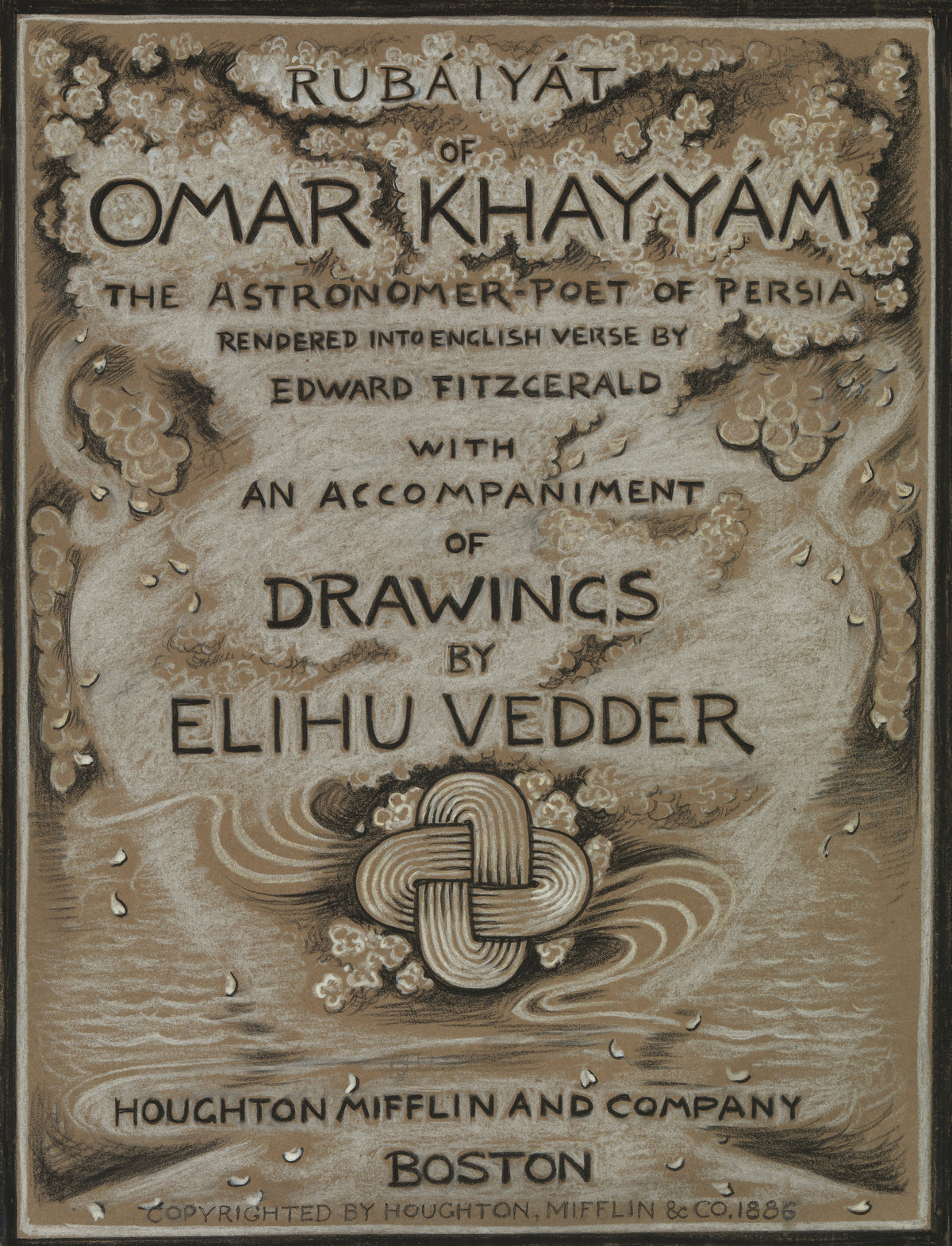 Elihu Vedder — Rubáiyát of Omar Khayyám: Title Page | Illustration Art Print