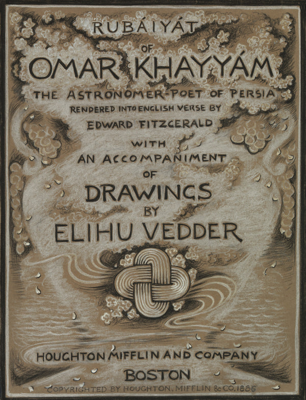 Elihu Vedder — Rubáiyát of Omar Khayyám: Title Page | Illustration Art Print