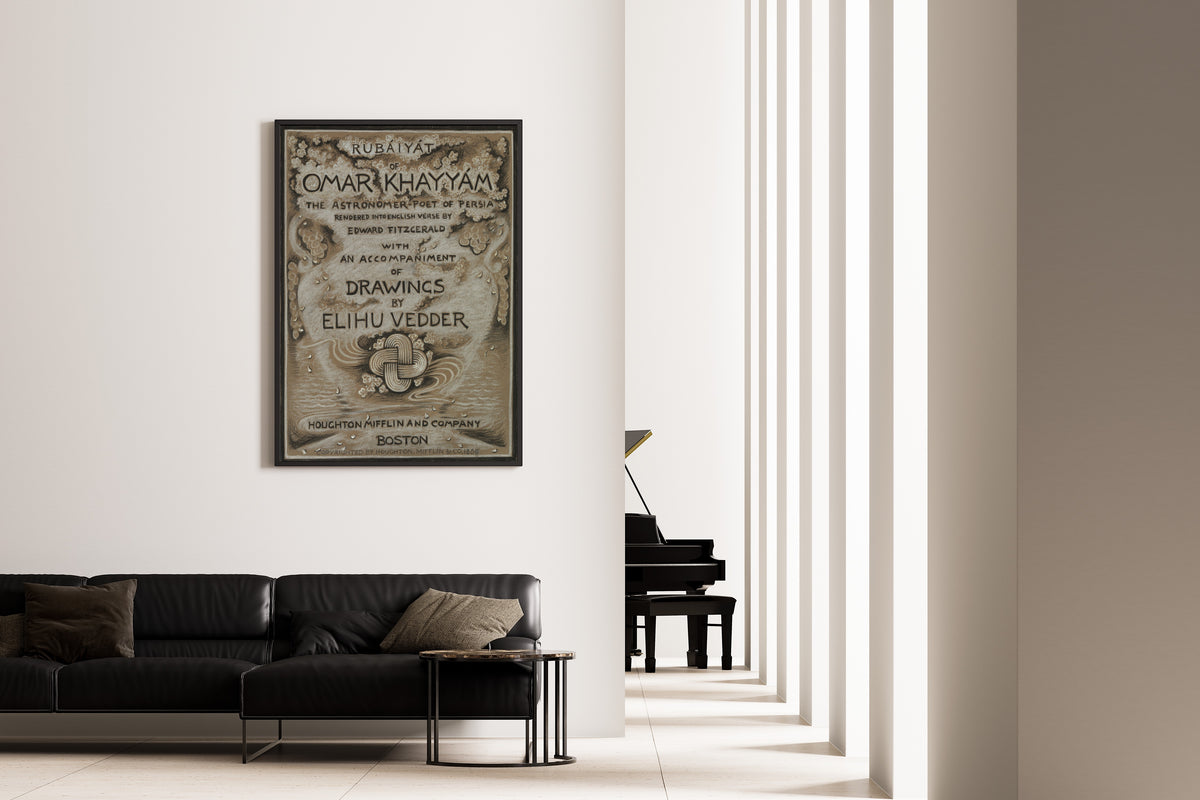 Elihu Vedder — Rubáiyát of Omar Khayyám: Title Page | Illustration Art Print