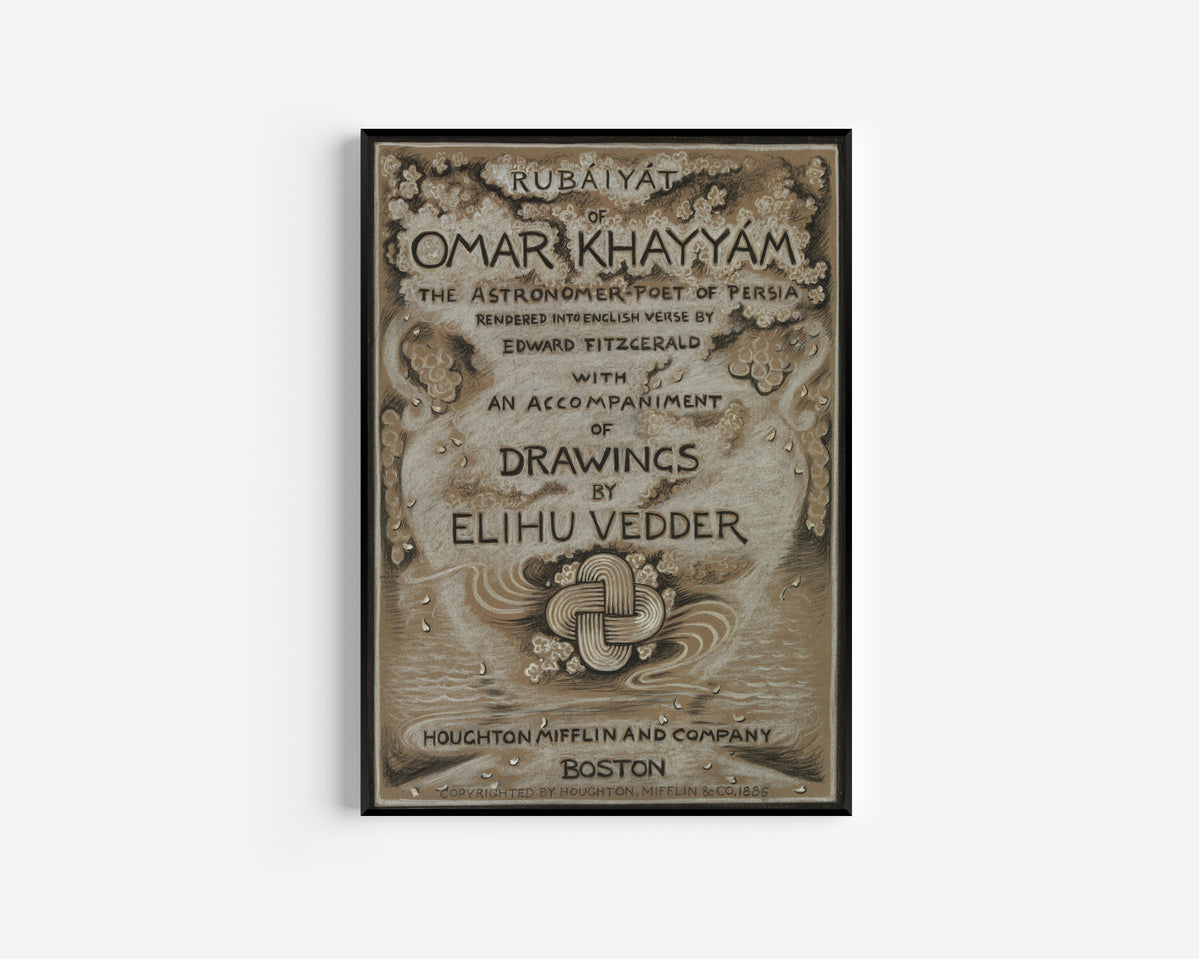 Elihu Vedder — Rubáiyát of Omar Khayyám: Title Page | Illustration Art Print