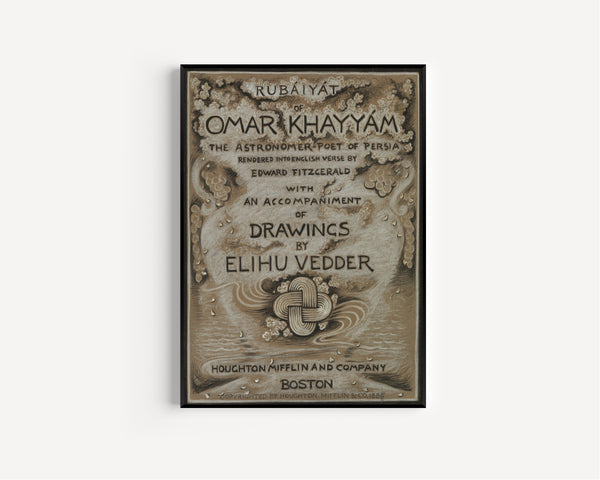 Elihu Vedder — Rubáiyát of Omar Khayyám: Title Page | Illustration Art Print