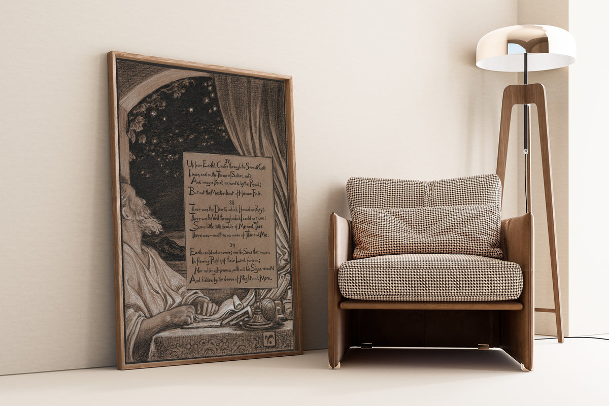 Elihu Vedder — Rubáiyát of Omar Khayyám: Vain Questioning | Illustration Art Print