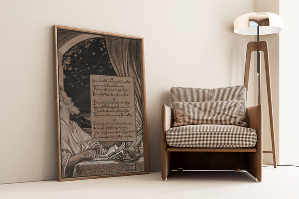Elihu Vedder — Rubáiyát of Omar Khayyám: Vain Questioning | Illustration Art Print