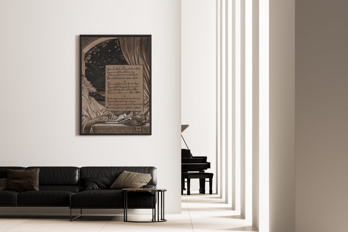 Elihu Vedder — Rubáiyát of Omar Khayyám: Vain Questioning | Illustration Art Print