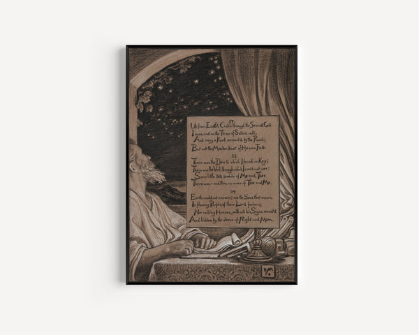 Elihu Vedder — Rubáiyát of Omar Khayyám: Vain Questioning | Illustration Art Print