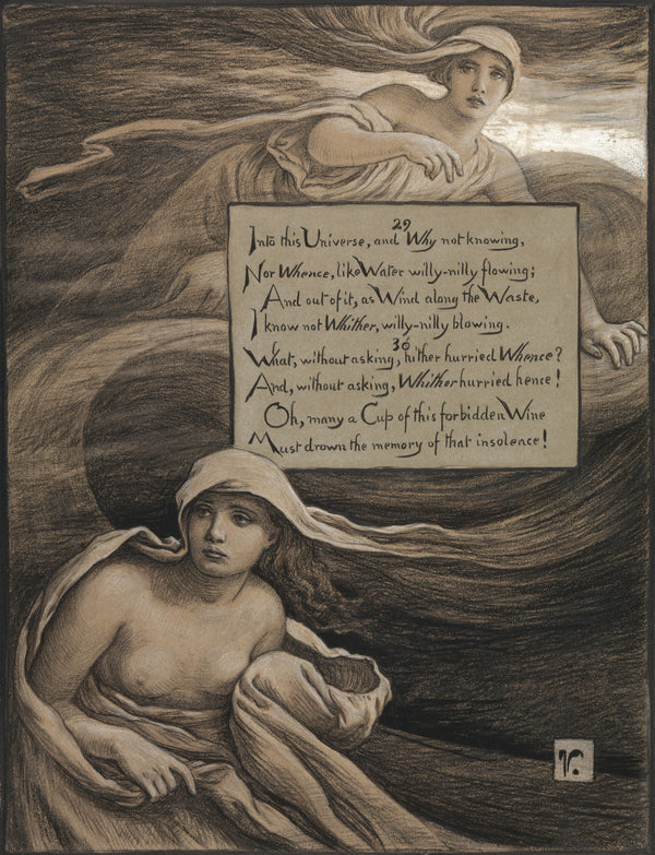 Elihu Vedder — Rubáiyát of Omar Khayyám: Whence and Whither? | Illustration Art Print