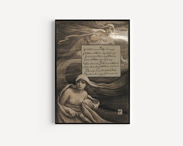 Elihu Vedder — Rubáiyát of Omar Khayyám: Whence and Whither? | Illustration Art Print