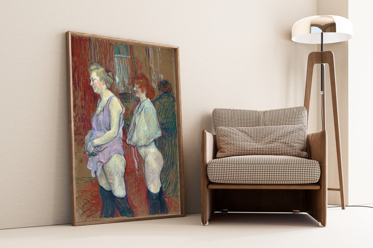 Henri de Toulouse-Lautrec — Rue des Moulins | Fine Art Print