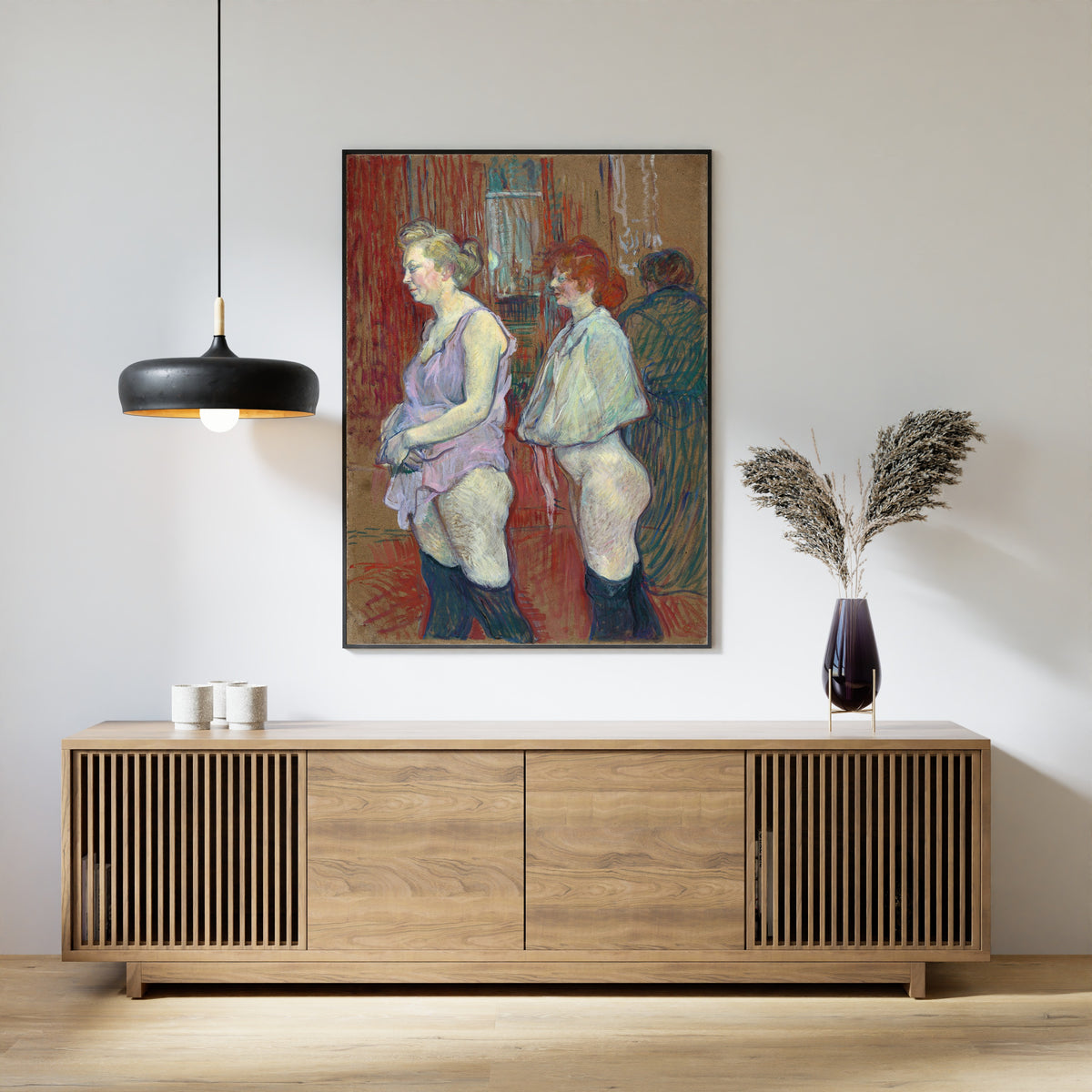 Henri de Toulouse-Lautrec — Rue des Moulins | Fine Art Print