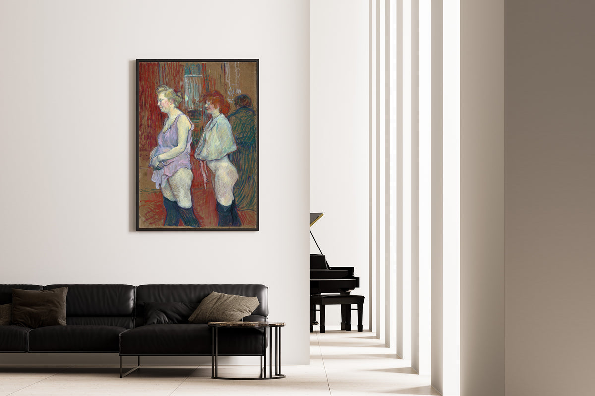 Henri de Toulouse-Lautrec — Rue des Moulins | Fine Art Print