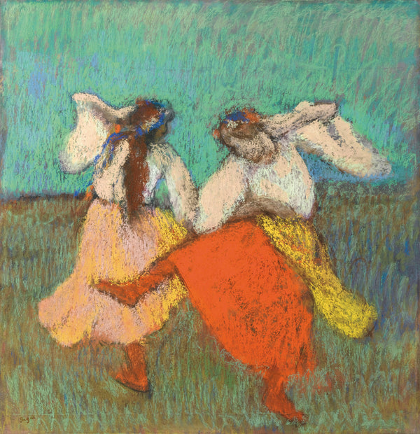 Edgar Degas — Russian Dancers (Orange and Pink Skirts) | Fine Art Print
