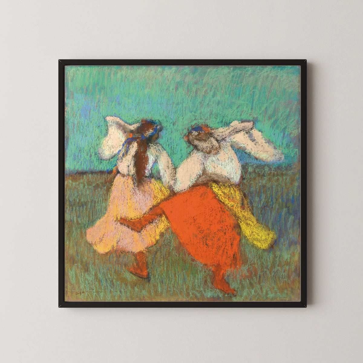Edgar Degas — Russian Dancers (Orange and Pink Skirts) | Fine Art Print