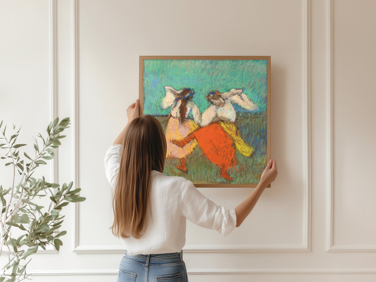 Edgar Degas — Russian Dancers (Orange and Pink Skirts) | Fine Art Print
