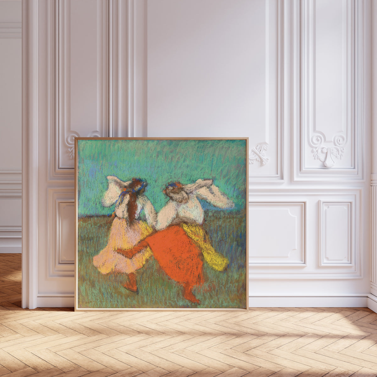 Edgar Degas — Russian Dancers (Orange and Pink Skirts) | Fine Art Print