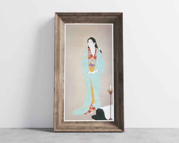Uemura Shōen — Sōshi-arai Komachi | Fine Art Print