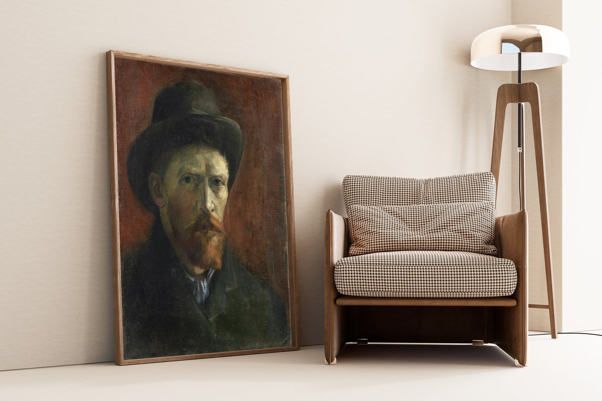 Vincent van Gogh — Self-Portrait with Felt Hat | Fine Art Print
