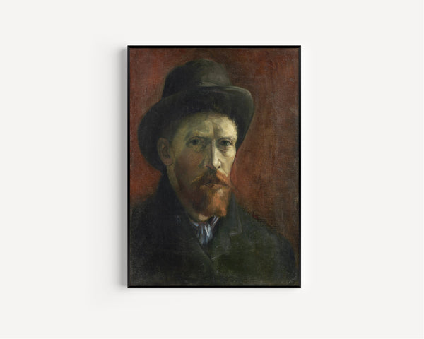 Vincent van Gogh — Self-Portrait with Felt Hat | Fine Art Print
