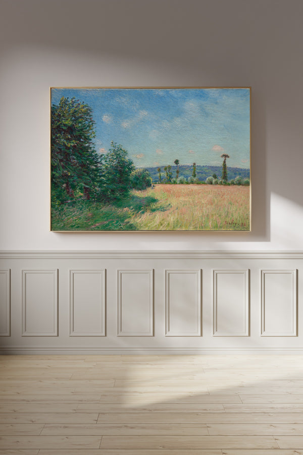 Alfred Sisley — Sahurs Meadows in Morning Sun | Fine Art Print