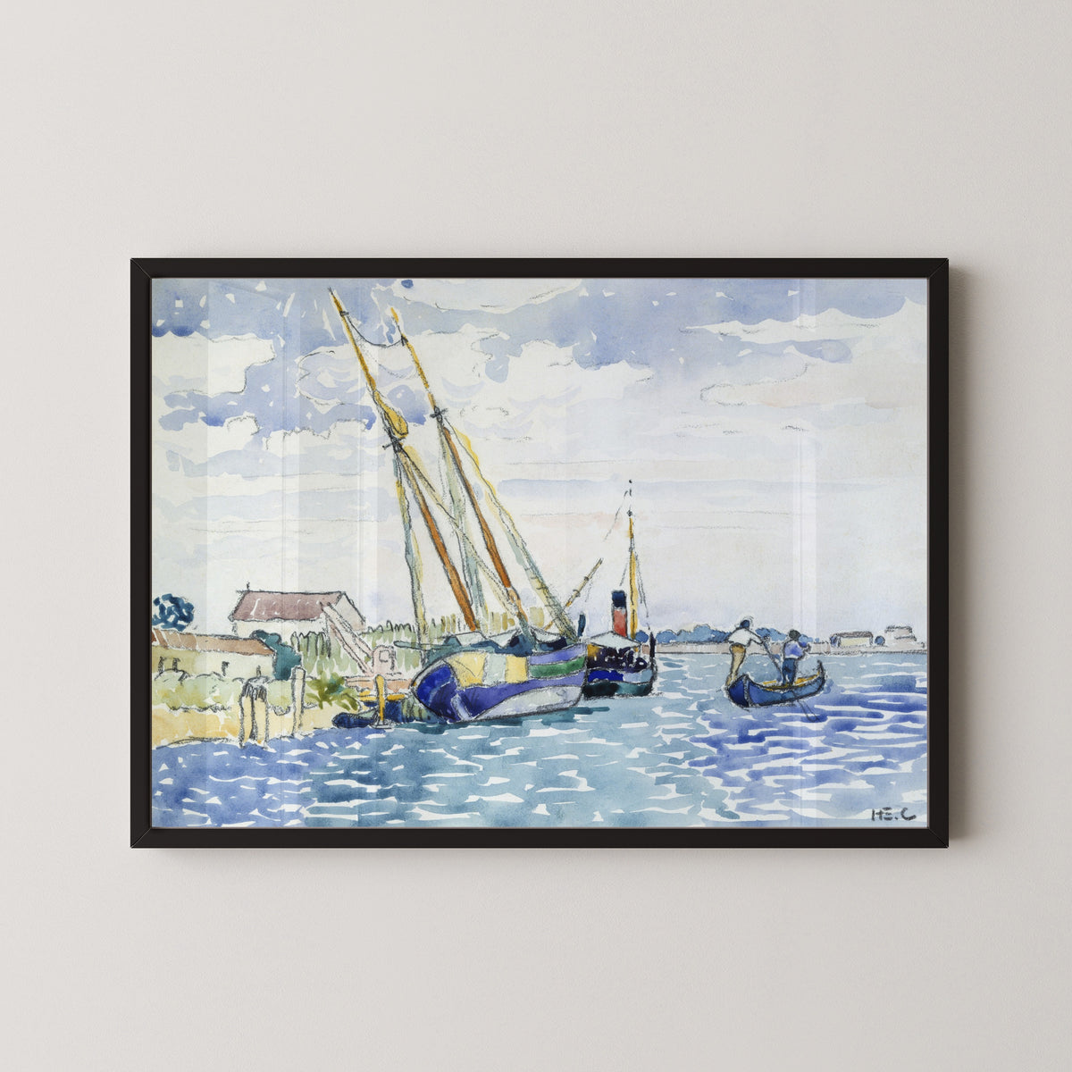 Henri-Edmond Cross — Sailing Boats | Fine Art Print