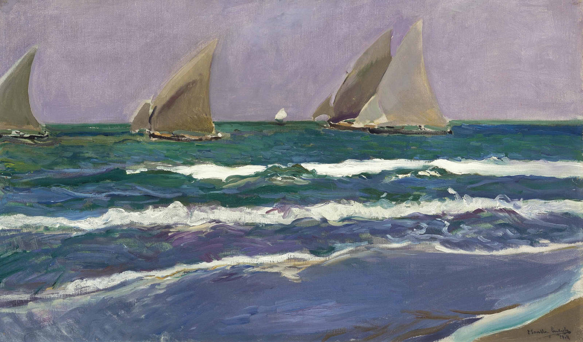 Joaquín Sorolla — Sails at Sea, Valencia (Velas en el mar) | Fine Art Print