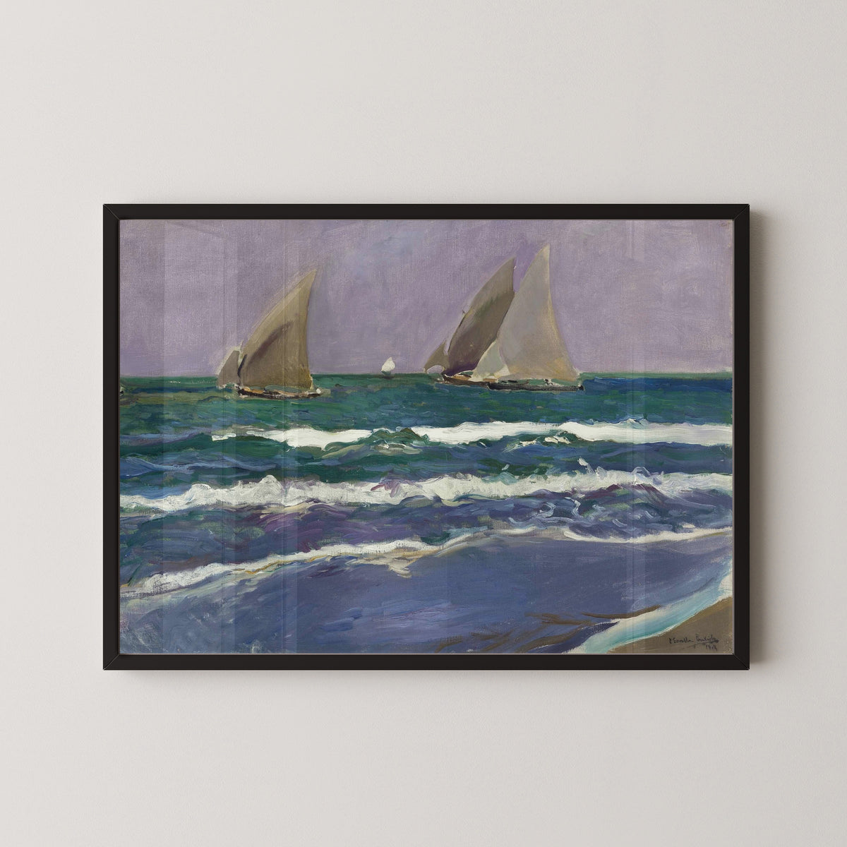 Joaquín Sorolla — Sails at Sea, Valencia (Velas en el mar) | Fine Art Print