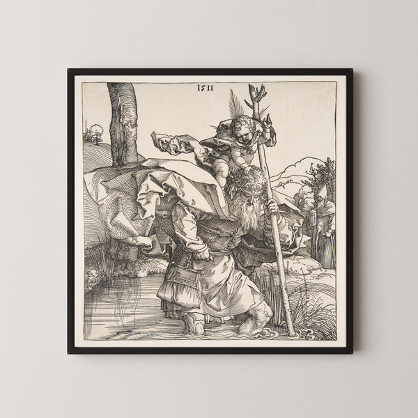 Albrecht Dürer — Saint Christopher | Woodcut Print