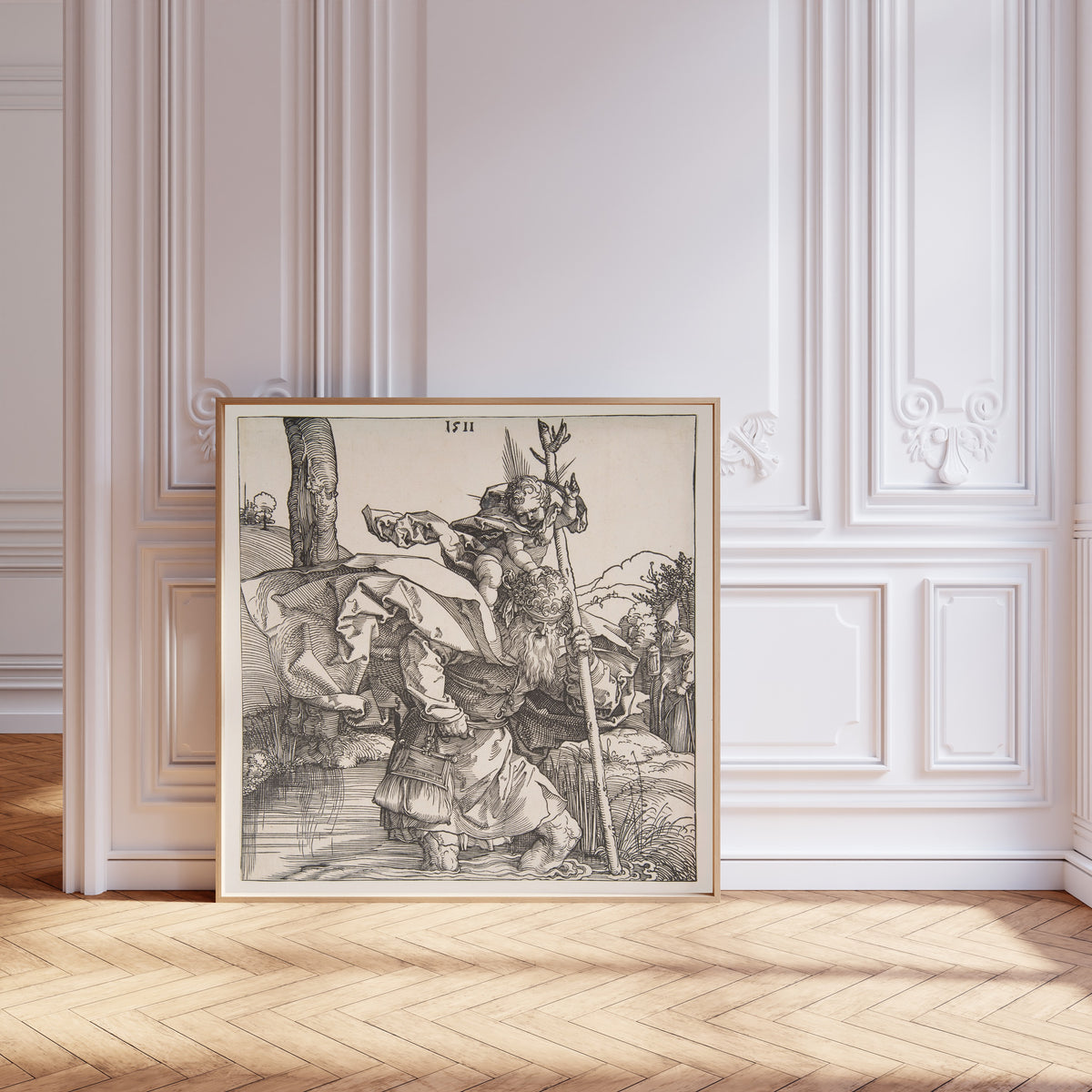 Albrecht Dürer — Saint Christopher | Woodcut Print