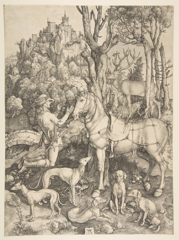 Albrecht Dürer — Saint Eustace | Engraving Print