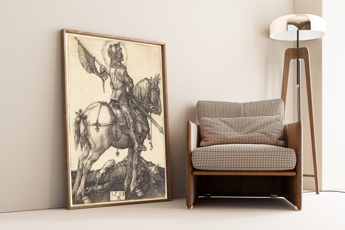 Albrecht Dürer — Saint George on Horseback | Engraving Print