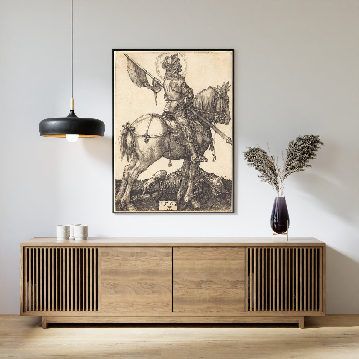 Albrecht Dürer — Saint George on Horseback | Engraving Print