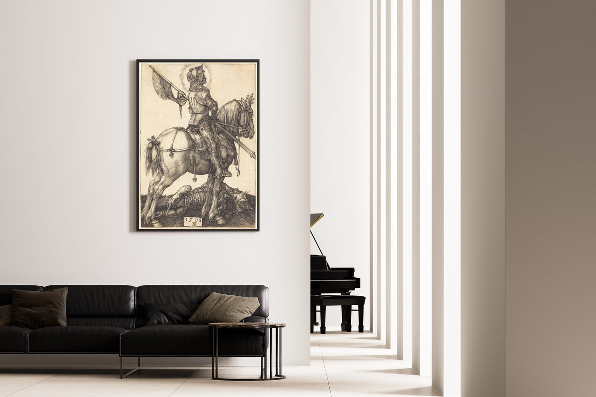Albrecht Dürer — Saint George on Horseback | Engraving Print