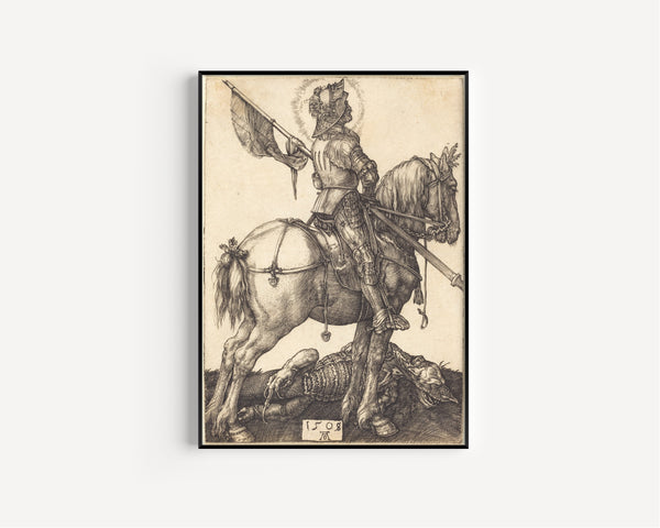 Albrecht Dürer — Saint George on Horseback | Engraving Print