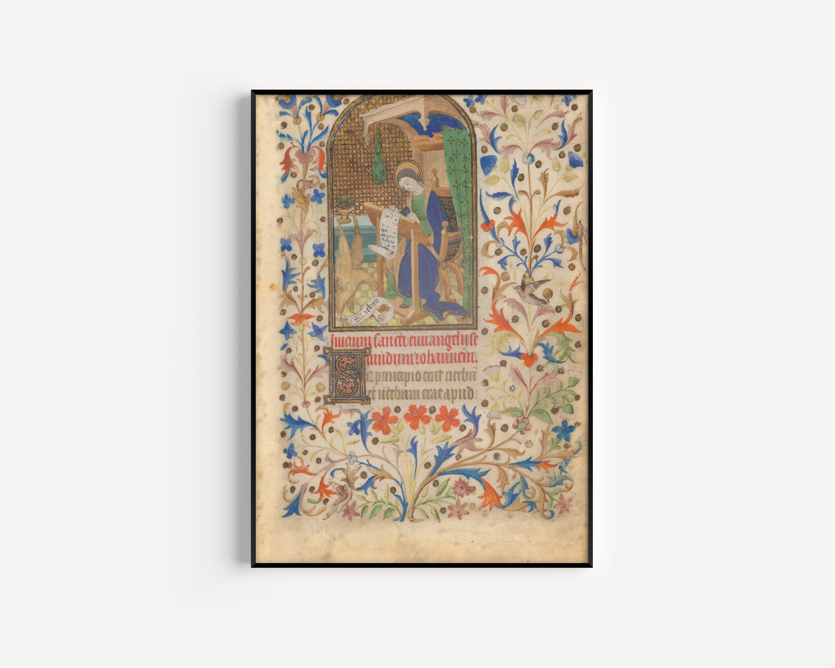 Saint John | Illuminated Manuscript Print