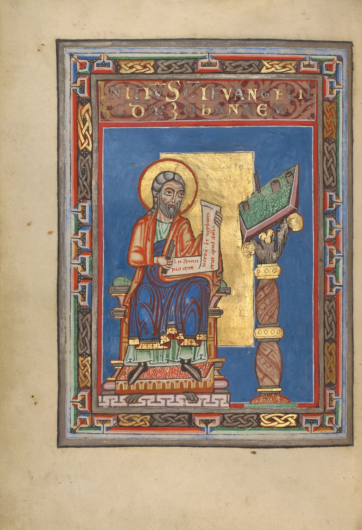 Saint John the Evangelist | Illuminated Manuscript Print
