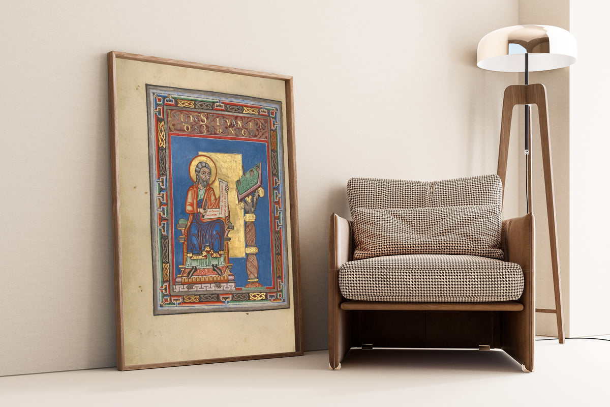 Saint John the Evangelist | Illuminated Manuscript Print