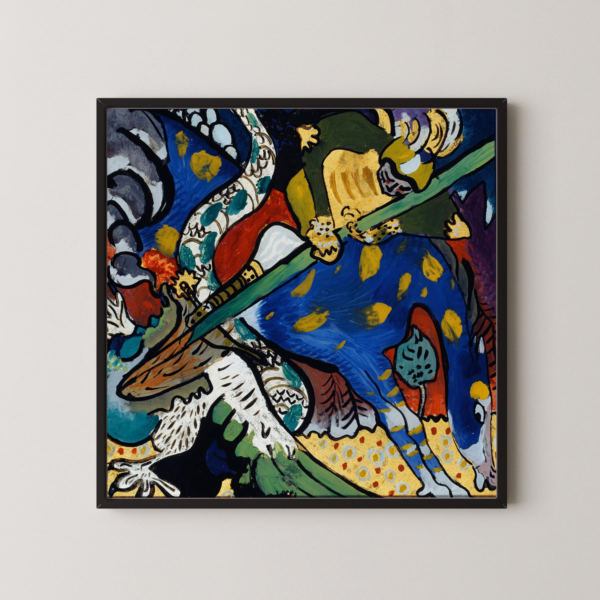 Wassily Kandinsky — Saint George | Symbolist Art Print