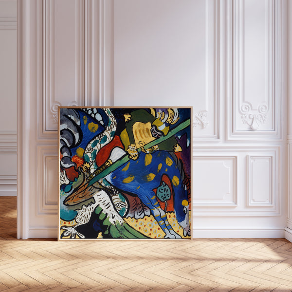Wassily Kandinsky — Saint George | Symbolist Art Print