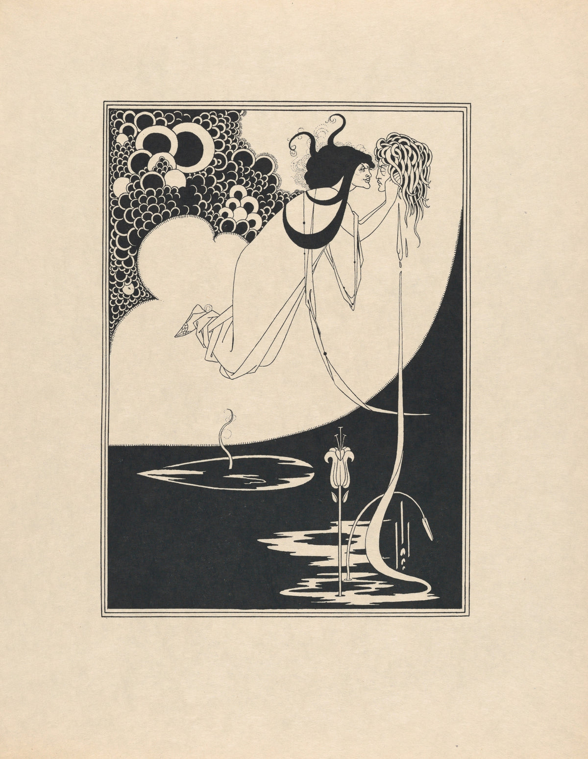 Aubrey Beardsley — Salome: The Climax | Art Nouveau Illustration Print