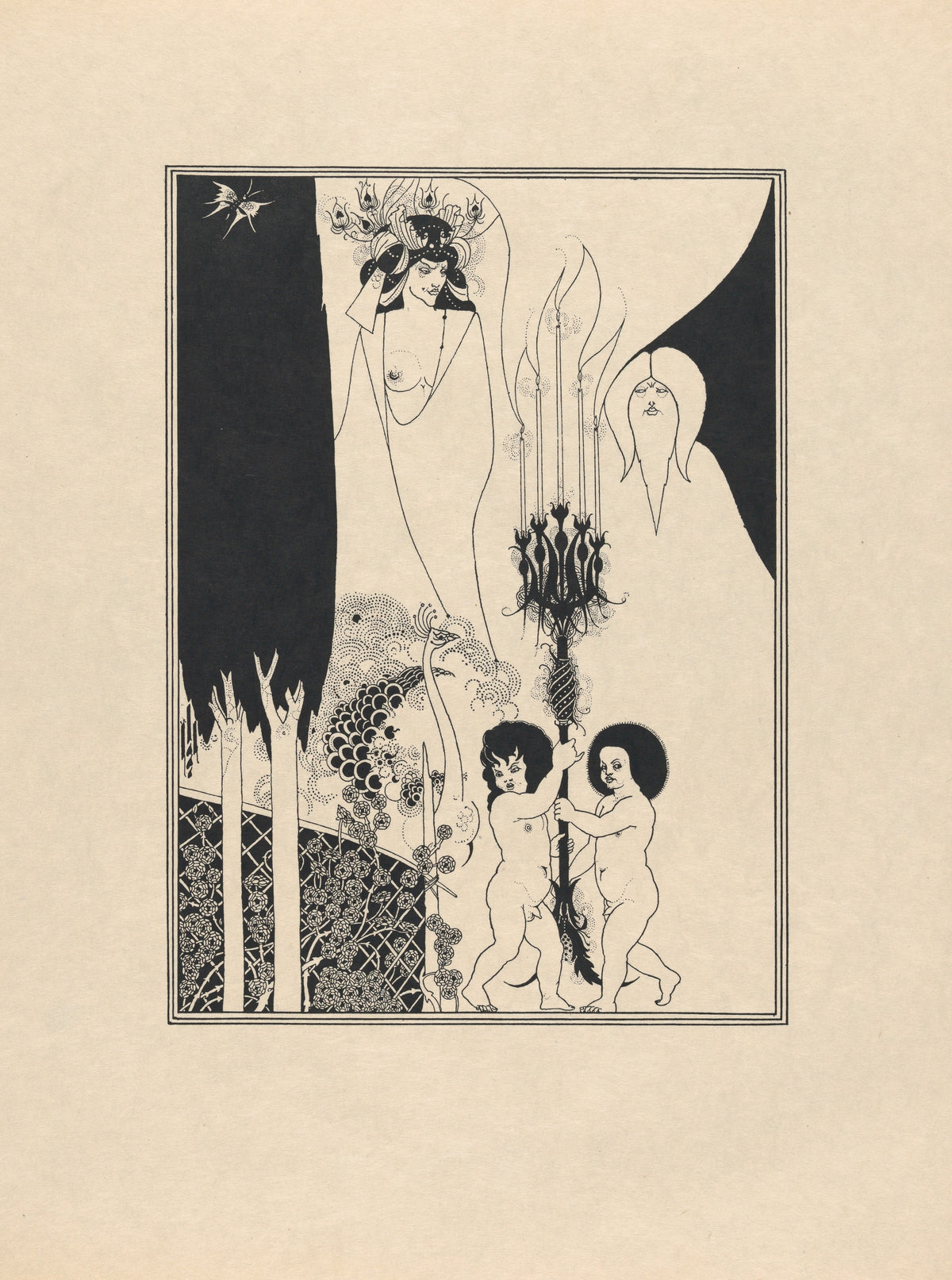 Aubrey Beardsley — Salome: The Eyes of Herod | Art Nouveau Illustration Print