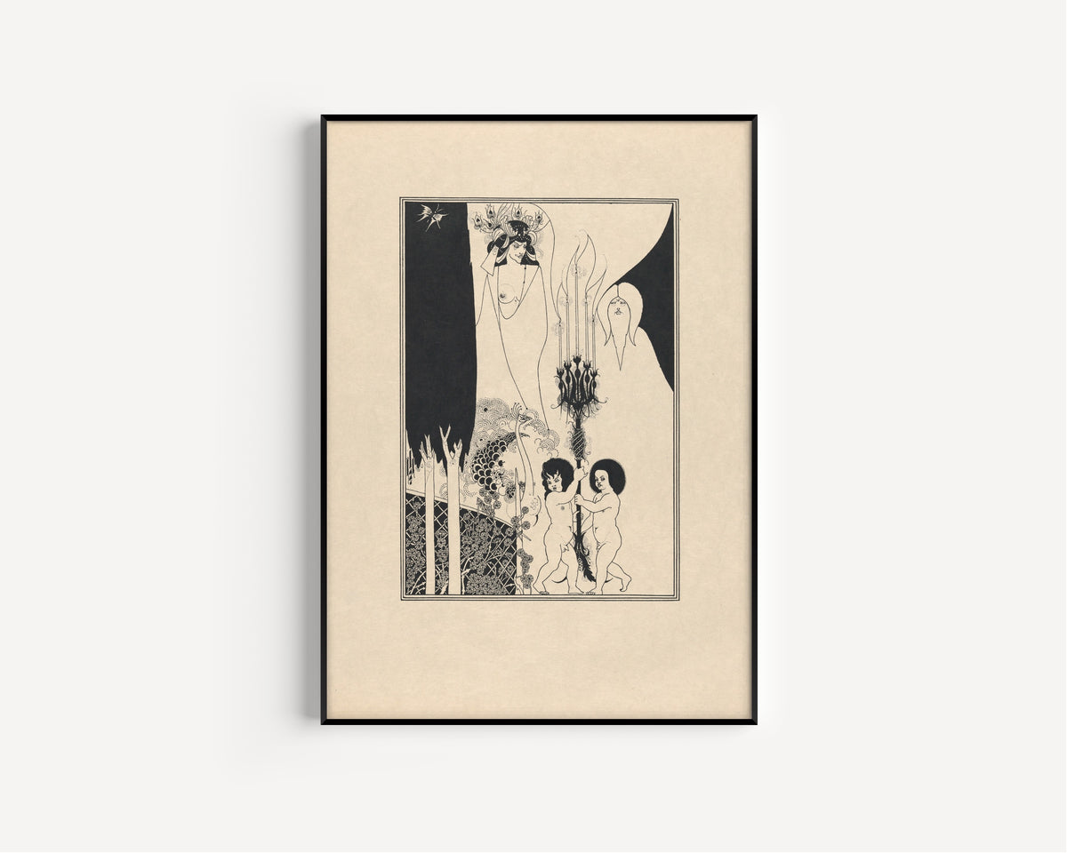 Aubrey Beardsley — Salome: The Eyes of Herod | Art Nouveau Illustration Print